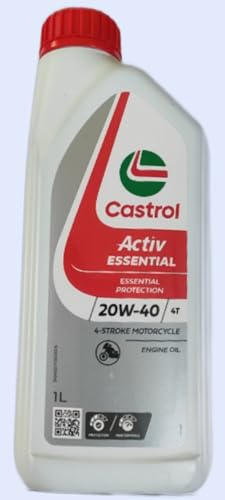 Image of Castrol Go 4t 20w-40 Oil for Motorcycles with Trizone Technology (1L)