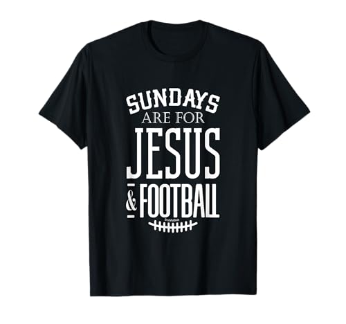Sonntage sind für Jesus und Fußball T-Shirt