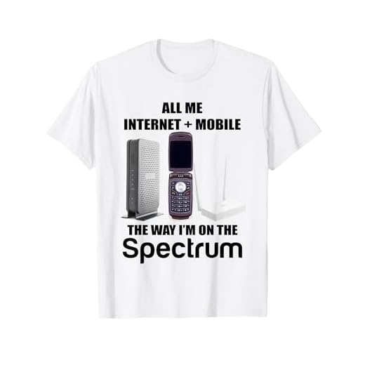 All Me Internet Mobile The Way I'm On The Spectrum T-Shirt