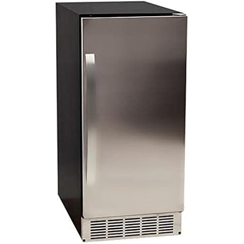 EdgeStar IB450SSP 50 lb. 15 Inch Wide Undercounter Clear Ice Maker with Drain Pump Cover