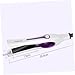 Beatifufu Heated Mini Hair Straightener Curler Dual Function Travel Styling Tool for All Hair Types Fast Design for Home Salon Use Purple