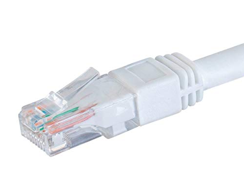 Monoprice 136230 Cat6 Outdoor Rated Ethernet Patch Cable - 50' - White | Snagless RJ45, Stranded, 550MHz, UTP, Pure Bare Copper Wire, 24AWG by Monoprice - Image 3