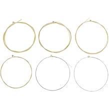 1 Sets 2004 80/20 Bronze Acoustic Guitar Strings Suitable for Most Electric Guitar 11-52 Gauge