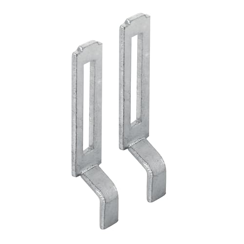 Prime-Line A 148 Steel Sliding Screen Door Latch Strike Adjustable (2 Pack)