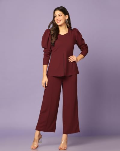 Image of DHRUVI Trendz Co ord Set for Women Stylish | Dress for Woman | Trendy Summer Casual Travel Outfit | A Line Dresses for Women | Western Stylish Midi Party Dress Outfits