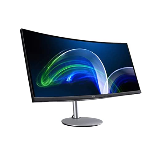 Acer CB342CUR Monitor 34 Zoll (86 cm Bildschirm) QHD, 75Hz OC, 60Hz, 1ms (VRB), 2xHDMI 2.0, DP 1.2, höhenverstellbar, HDMI/DP FreeSync