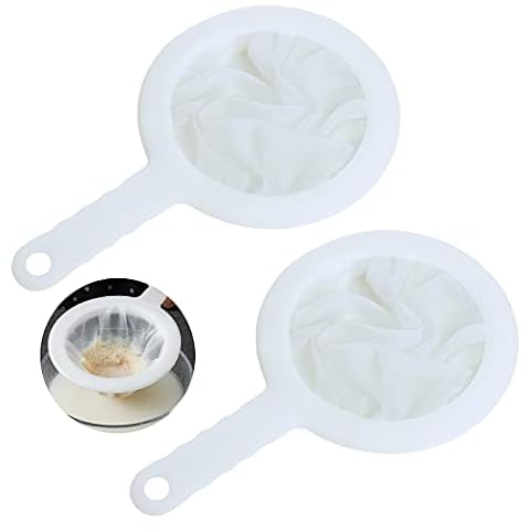2-pak kuchenne ultra cienkie siatkowe plastikowe nylonowe sitko