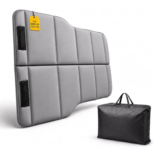 Image of Car Mattress for 2020-2026 BMW X6, Upgraded Non-Inflatable Thickened Foam SUV Car Camping Mattress, Foldable Trunk Sleeping Pad Car Bed Mattress for Road Trips Camping Travel