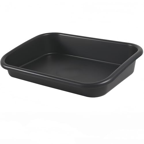 Plastic Garden Potting Tray Heavy Duty Garden & Greenhouse Plant Pot Tidy Work Table Multi-purpose Gardening Workbench for Hold Soil Gravel Plant Repotting Seed Trays & Greenhouse Organizer (Large)