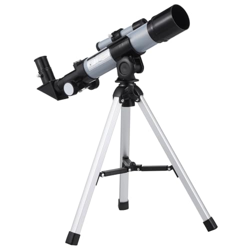 Telescopio Telescopi Rifrattori Spotting Ragazzo Scopo Astronomico Principianti Guardia Per Spazio Guardare Le Stelle Abs alto argento