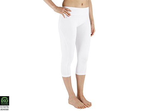 Chin Mudra  Pantaloni da yoga a pinocchietto  Bianco, bianco, X-Large