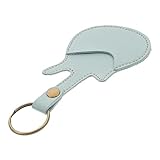 UPKOCH ギターピック収納バッグ レザー製キーホルダーホルダー ギター用ピックケース 小型カポ付き小物収納 丈夫なデザインで耐久性のある楽器アクセサリー