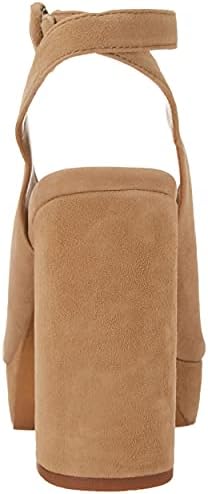 Vince Camuto Women's Footwear Women's Somerson Platform Sandal Heeled, Tortilla, 9.5 | Image 2