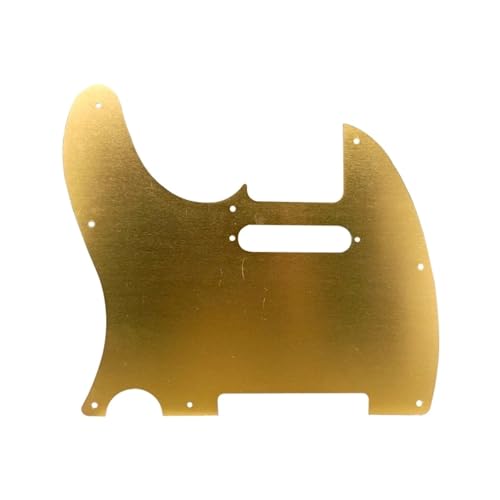 Pickguard de guitare doré à 8 trous plaque de protection de remplacement pour guitare électrique