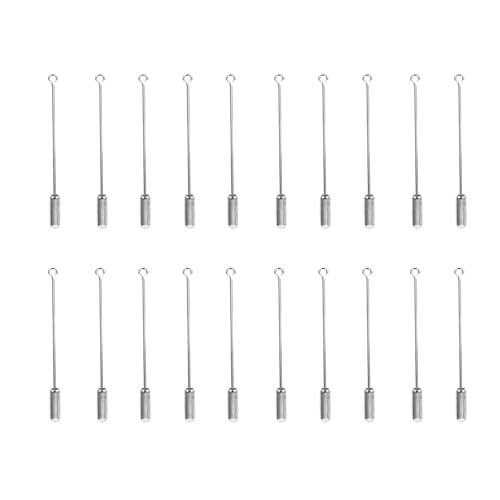 DIKACA ���������O�u���X�g�s��20�Z�b�g �V���o�[�F �V���v���f�U�C�� ����DIY�A�N�Z�T���[ �p�[�e�B�[�⌋�����̑����ɍœK �h���X��X�J�[�g�p�X�q�s��