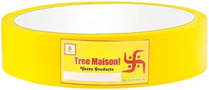 Vastu Yellow Tape | Size - 1 Inch (24 mm) Approx | Length- 20 Meter (Approx) | Vastu Tape Remedy for Toilet | Vastu Tape for Main Door Entrance | Tape Remedy | Pack of 1