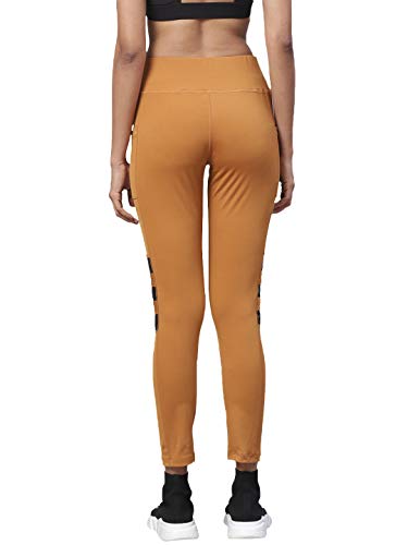 Image of CHKOKKO Women's High Rise Regular Fit Polyester Blend Sports Leggings (JSSTIGHT)