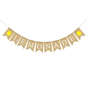 Rainlemon Jute Lemonade Partybanner ZGZ-074