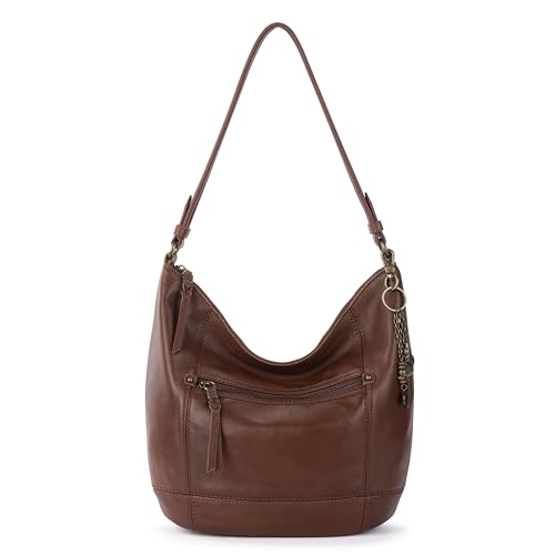 Image of The Sak Sequoia Hobo Bag - Premium Large Leather Women's Handbag for Everyday & Travel - Durable Purse With Zipper Pocket