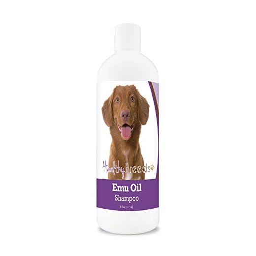 Healthy Breeds Nova Scotia Duck Tolling Retriever Emu Oil Shampoo 8 oz