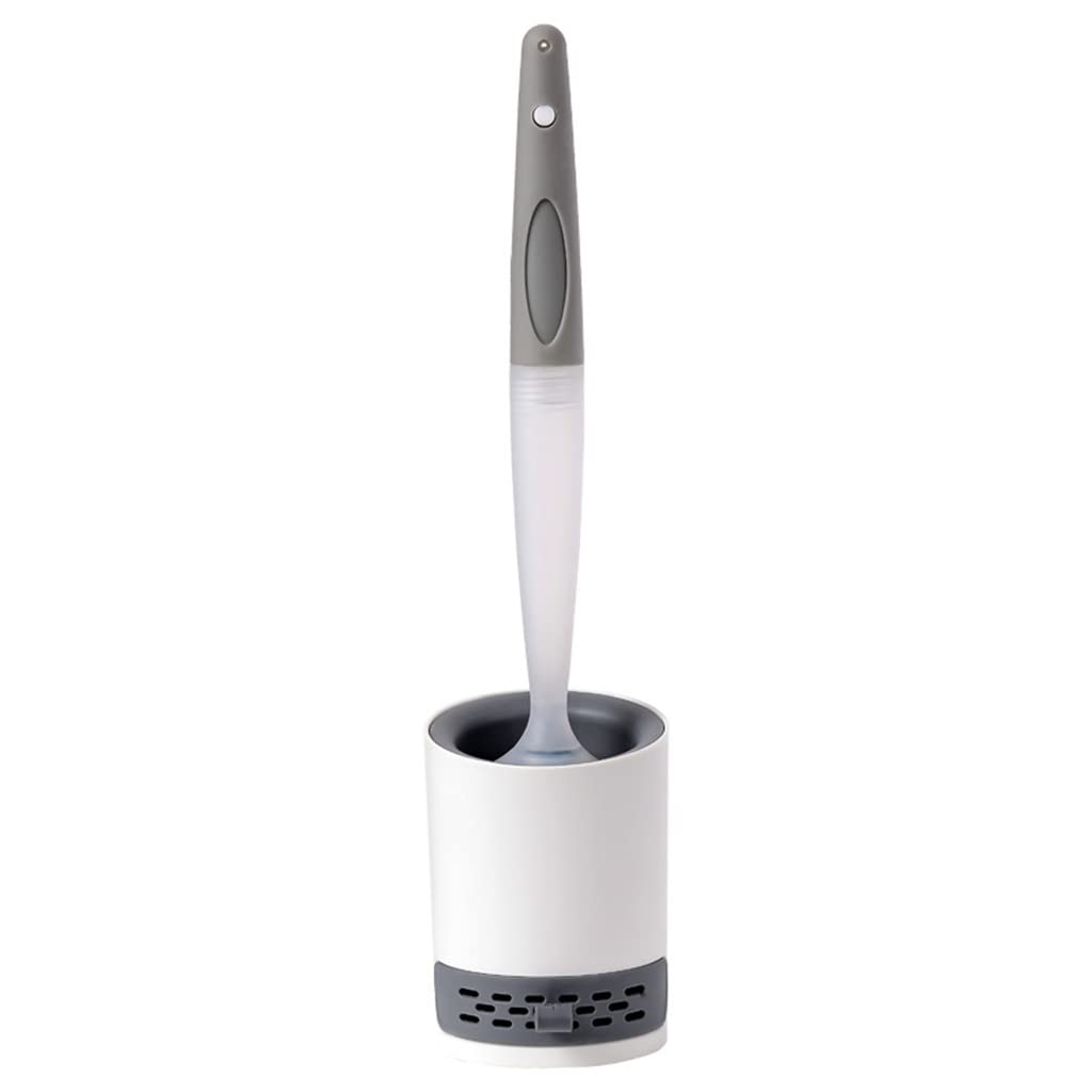 Brosse de toilette murale avec réservoir pour une salle de bain moderne et toujours propre