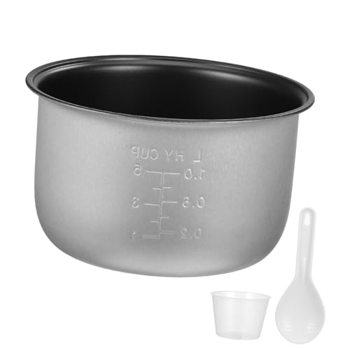 VERDANVERSE Cubeta de Repuesto para Olla Arrocera Antiadherente de Aleación de Aluminio Accesorio para Cocina Eléctrica Interior para Cocción y Pasteles Práctico y