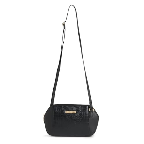 Image of Caprese York Small Sling Bag for Women with Adjustable Strap & Zipper Closure for Comfortable Wear | Versatile Handbag for Everyday Use, Travel, and Special Occasions