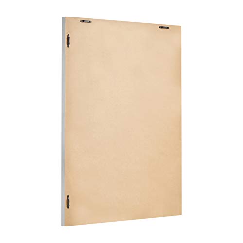 AmazonBasics Rechthoekige Wandspiegel - 20 x 28", Standaard Trim, Nikkel - Afbeelding 3