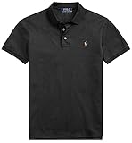 ralph lauren poloshirt l Gerippter Polokragen Zweiknopfleiste