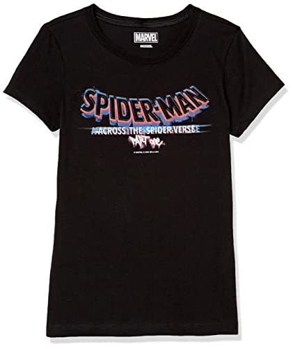T-shirt Marvel Girl pour fille ado cherchant un style noir L