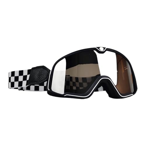 Motorcycle Goggles - Vintage Dustproof Racing Goggles | Retro Windproof And Sandproof 3/4 Helmet | Motocross Riding Goggle Windp
