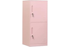 2 Door Metal Vertical Storage Locker: The Perfect Barbie Locker for Your Little One