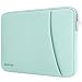 RAINYEAR 14 Inch Laptop Sleeve Padded Case with Front Pocket, Mint Green