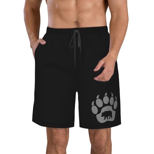 Men'S Swim Trunks,Men'S Beach Shorts Holiday Shorts-Quick Dry Casual Drawstring Shorts-103