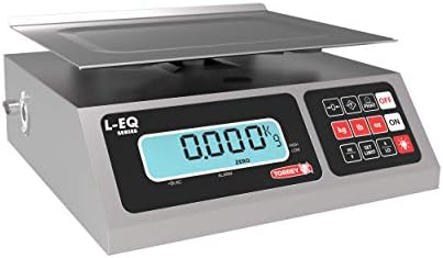 TORREY LEQ 10/20 High Precision Digital Portion Control Scale, Stainless Steel Construction, 10 kg/20 lb. Capacity