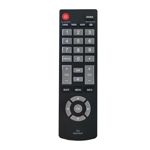 NH315UP Universal Replacement Remote for Sanyo LED/LCD TVs - Compatible with Select 2019-2023 HDTV Models (No Programming Required)