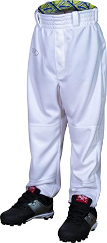 Rawlings Remix pantalon t-ball et baseball junior blanc et vert lime taille L