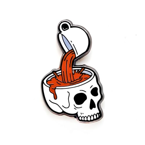 Drink Coffee, Boost Brain” enamel pin