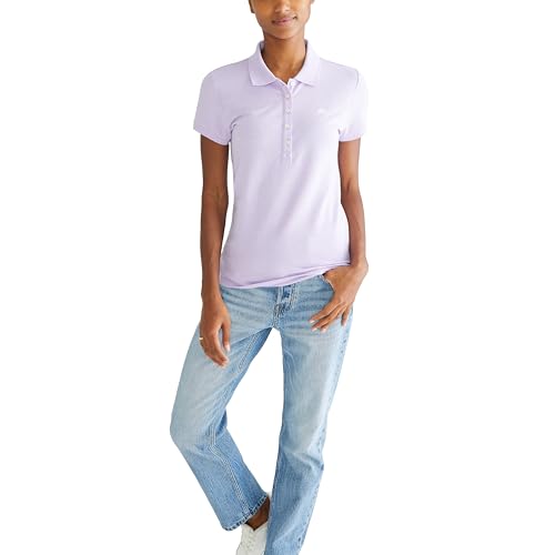 Aéropostale Aero Solid A87 Polo, Lavendar Escape Neon, S