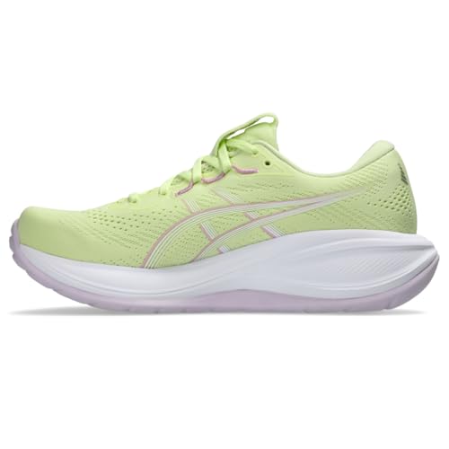 Image of ASICS Women's Gel-Cumulus 28 Running Shoes, 7, Glow Green /Hazy Lilac