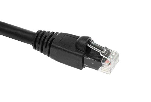 Cable de red SF Cable Cat 6A UTP 1 pie negro miniatura 1