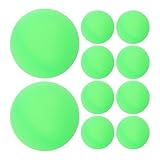 WOONEKY 50Pcs 40Mm Frosted Plastic Ping Pong Balls Seamless Light Green Table Tennis Balls for Party Games