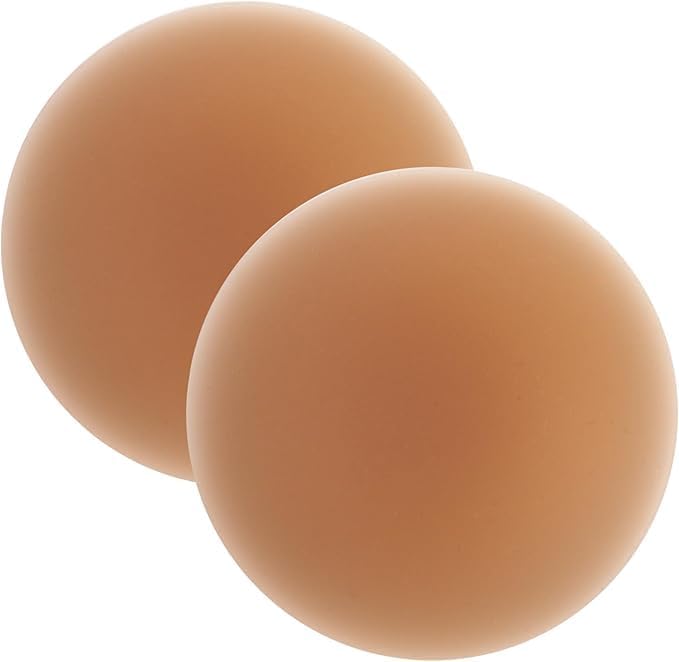 Nipple Covers for Women with Case - Reusable Silicone Pasties, Waterproof Invisible Bra Cups, Fits A-C Cups - Image 2