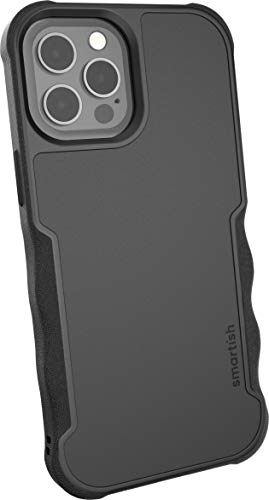 Coque iPhone 12 Pro Max Smartish Gripzilla robuste et antidérapante Noir - 2