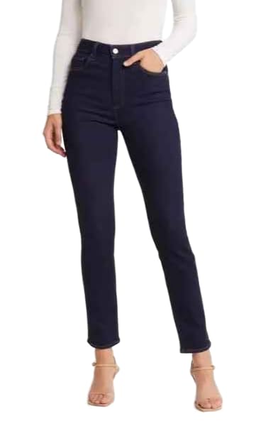 PAIGE Womens Gemma High Waist Slim Straight Leg Jeans, Keepsake, 23