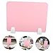 Artibetter Desk Shield Divider Protective Privacy Panel for Classroom Sneeze Guard for Student Desks Pink Barrier for Exams and Office Use