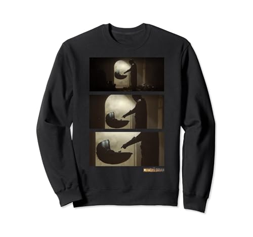 Sweatshirt col rond Mandalorian The Child imprimé graphique de qualité
