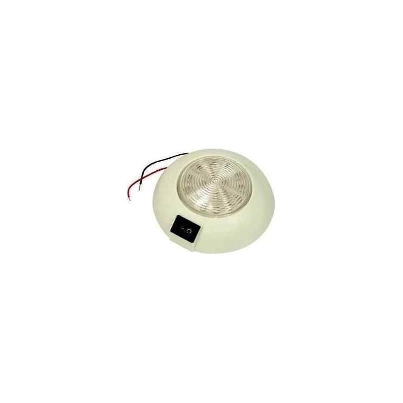 plafonniers Rond 18 LEDs 12V pour Caravane et Camping Car