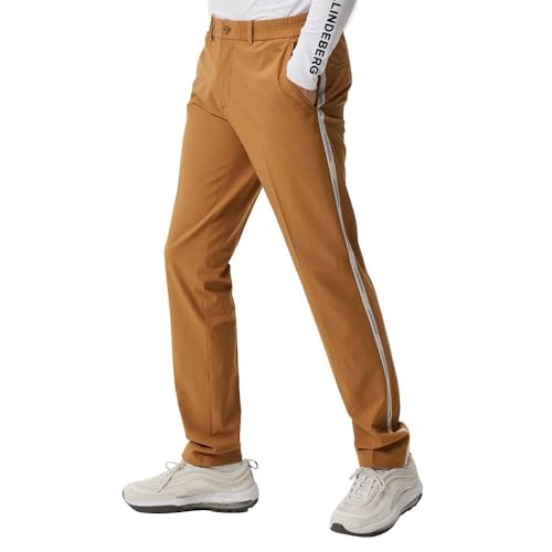 2023 J.Lindeberg Stuart Stripe Golf Pants Chipmunk 32/322