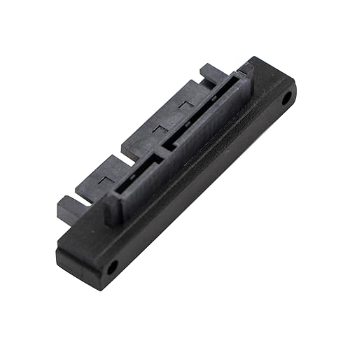 Adaptador MOOKEENONE SATA 22P Macho a SATA 22Hembra, ángulo 90°